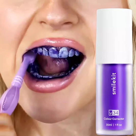 SmileKit V34 - Dentifrice Violet Blanchissant (30ml)